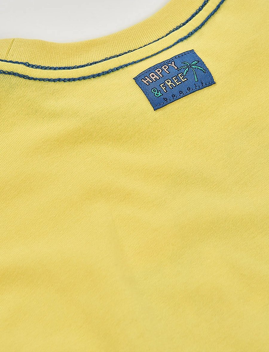 Boboli - Knit t-Shirt for boy -BCI - odzież - lemonade - 3