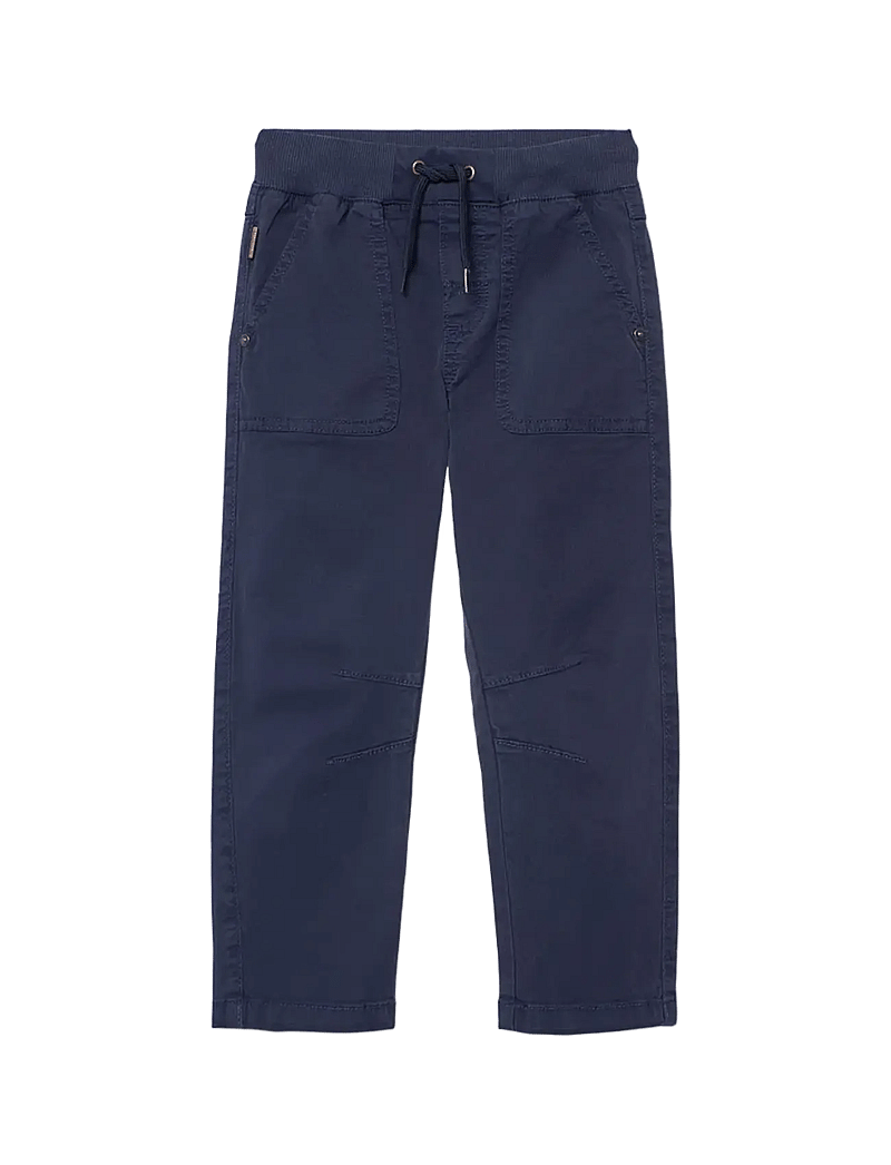 Boboli - Stretch gabardine trousers for boy -BCI - beebipüksid - navy - 0