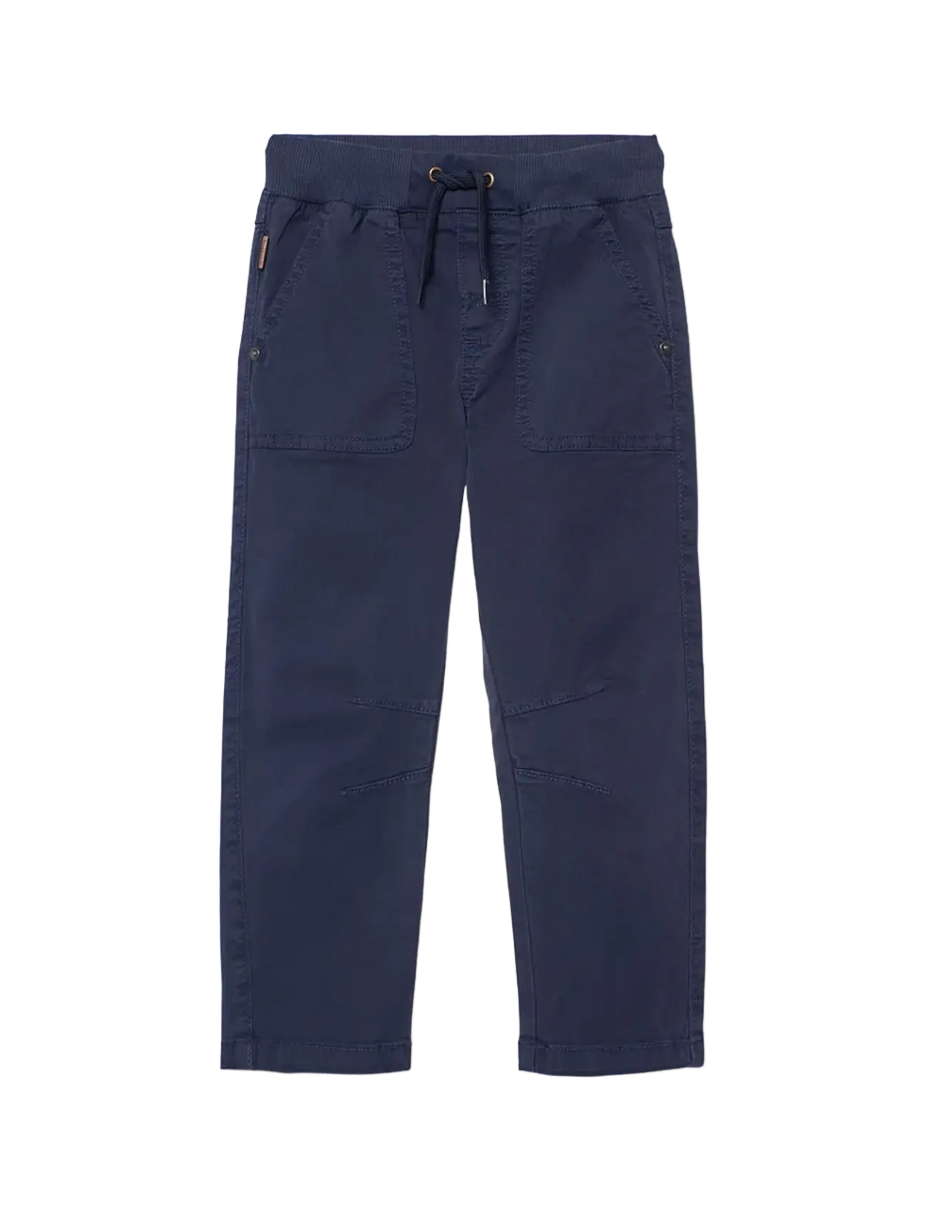 Boboli Stretch gabardine trousers for boy -BCI - Housut - NAVY / navy