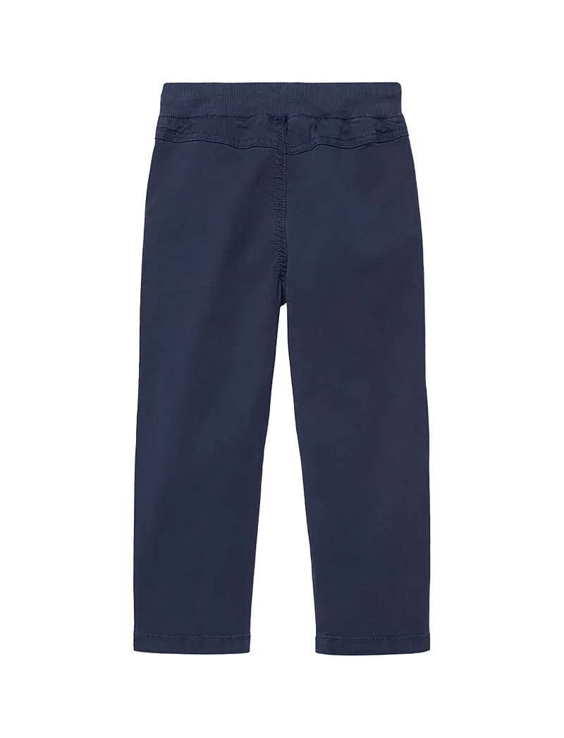 Boboli - Stretch gabardine trousers for boy -BCI - beebipüksid - navy - 1
