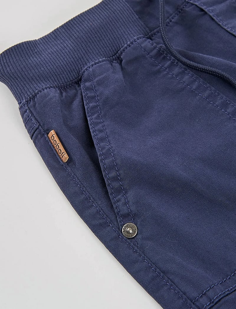 Boboli - Stretch gabardine trousers for boy -BCI - beebipüksid - navy - 2