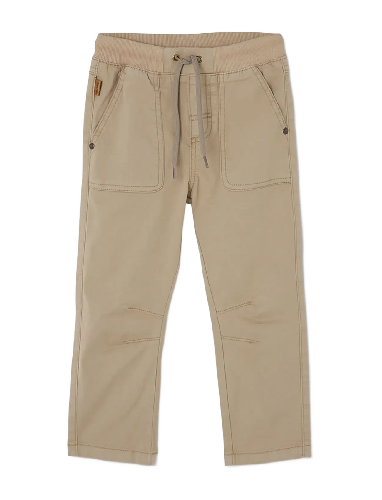 Boboli Stretch gabardine trousers for boy -BCI - Bukser - SAND / beige
