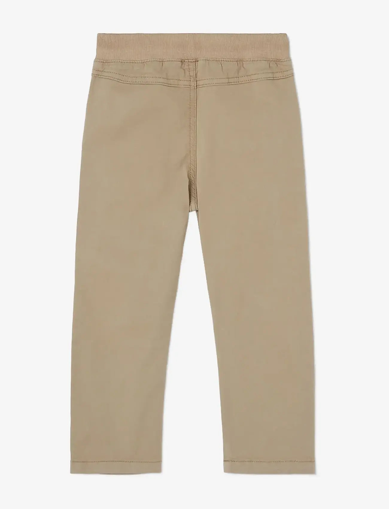 Boboli - Stretch gabardine trousers for boy -BCI - beebipüksid - sand - 2