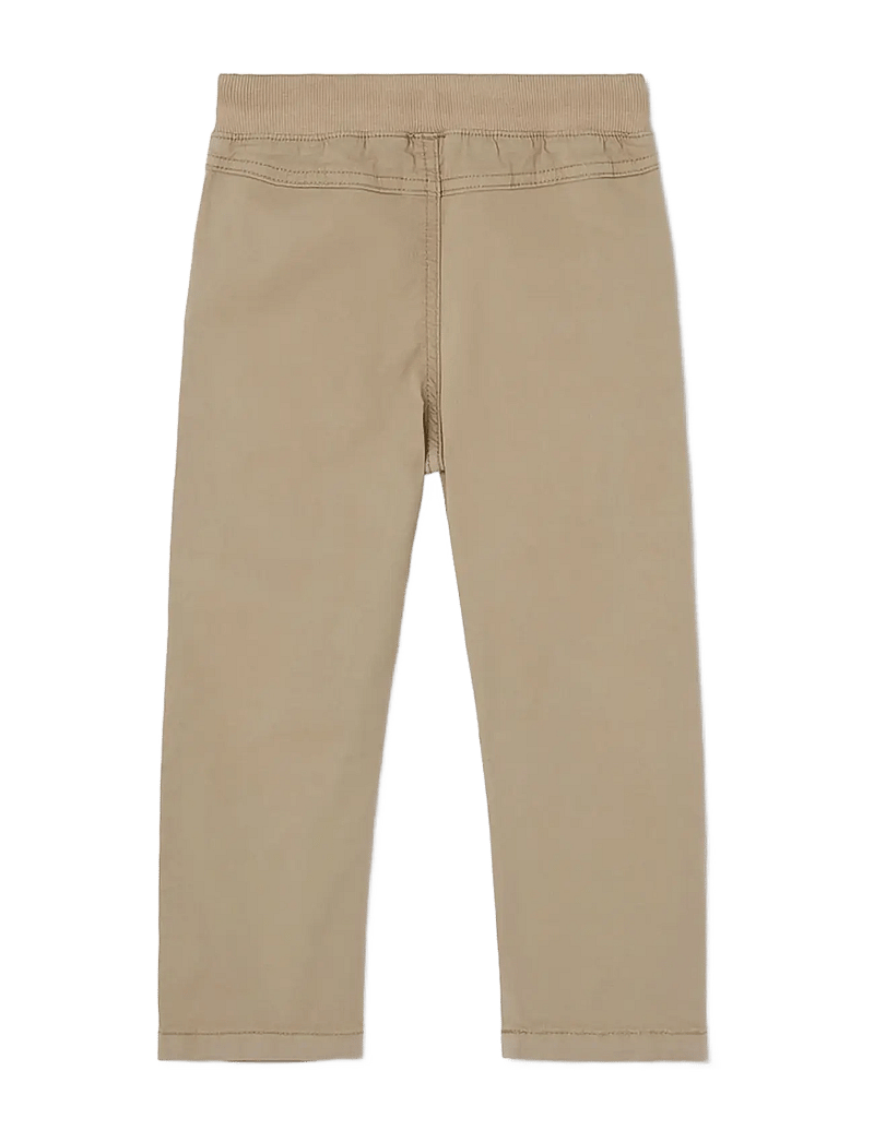 Boboli - Stretch gabardine trousers for boy -BCI - beebipüksid - sand - 2
