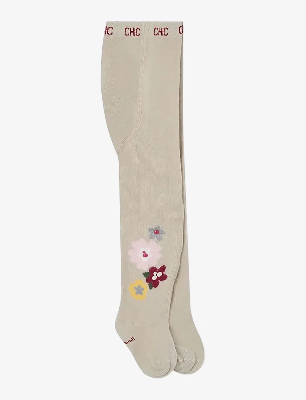 Boboli - Thick tights floral - strumpfhosen - crÈme - 0