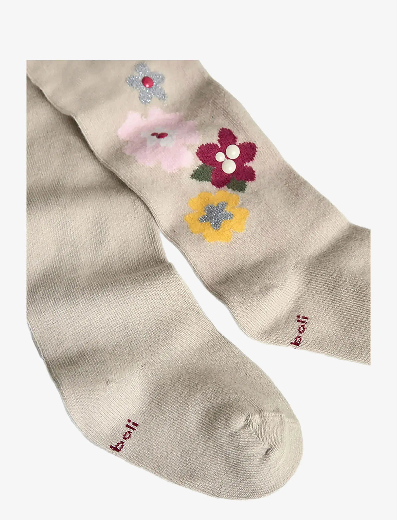 Boboli - Thick tights floral - sukkpüksid - crÈme - 1