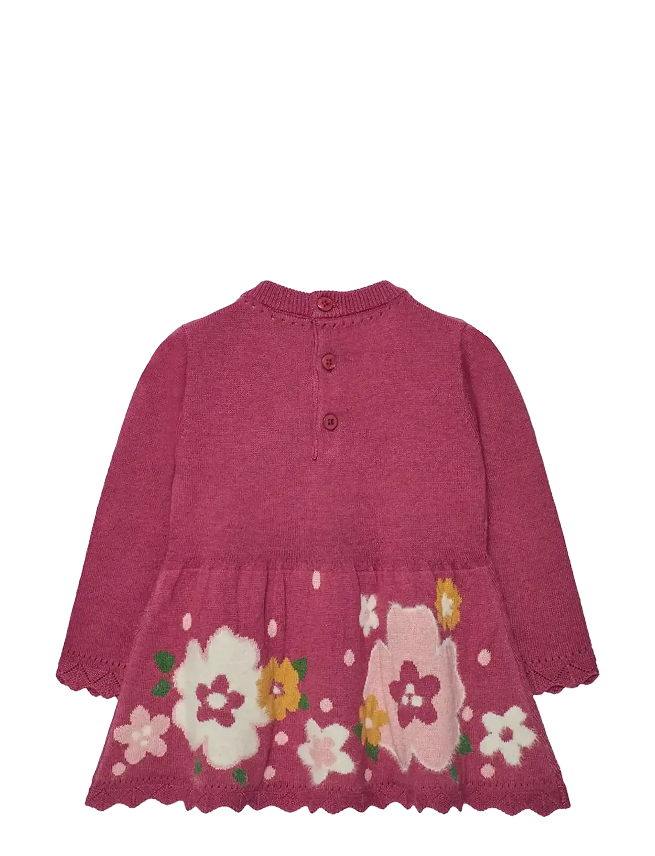 Boboli - Knitwear dress - robes pour bébés à manches longues - raspberry - 1