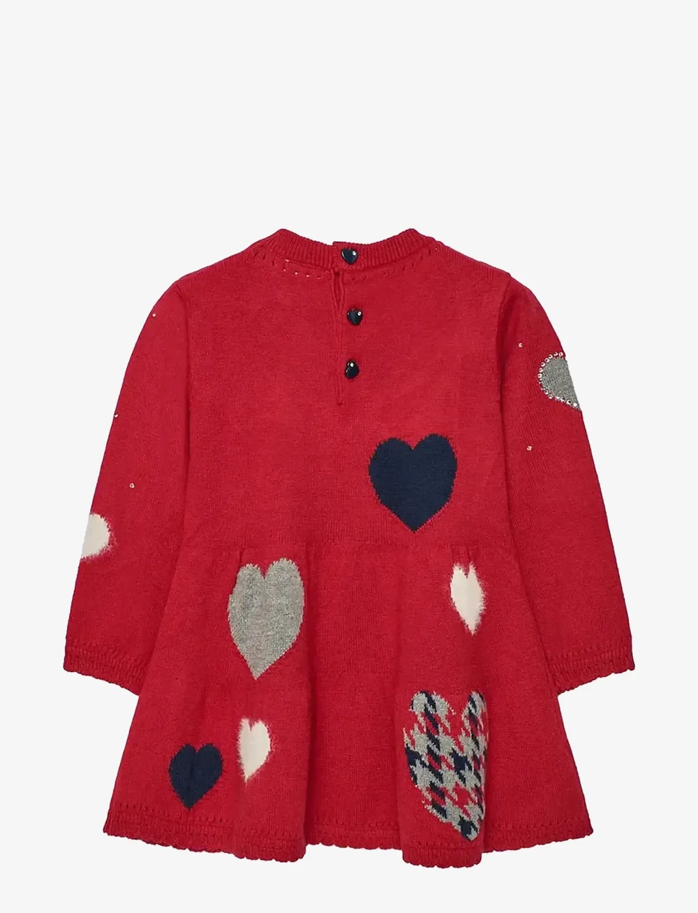 Boboli - Knitwear dress - langärmelige babykleider - scarlet - 1