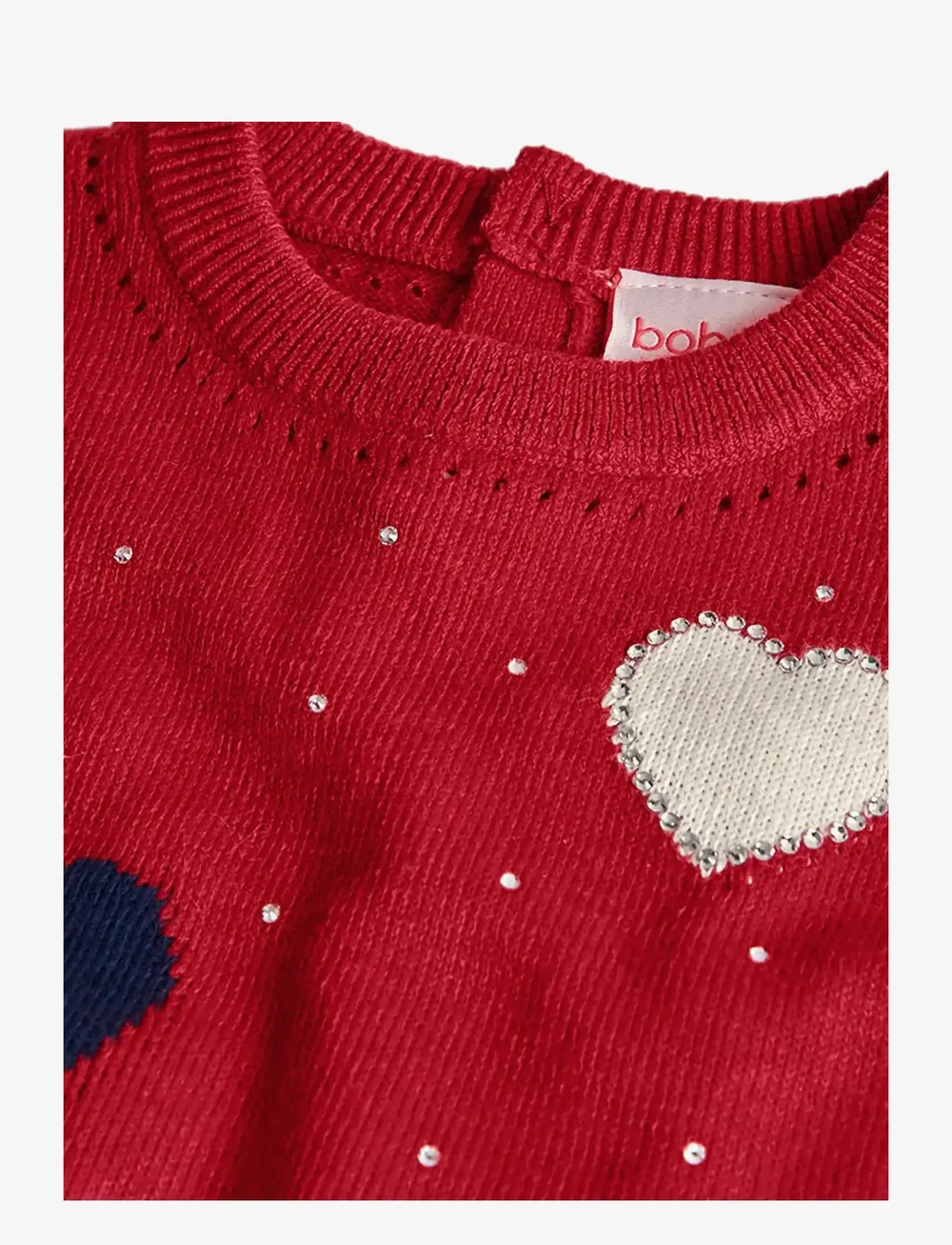 Boboli - Knitwear dress - langärmelige babykleider - scarlet - 2
