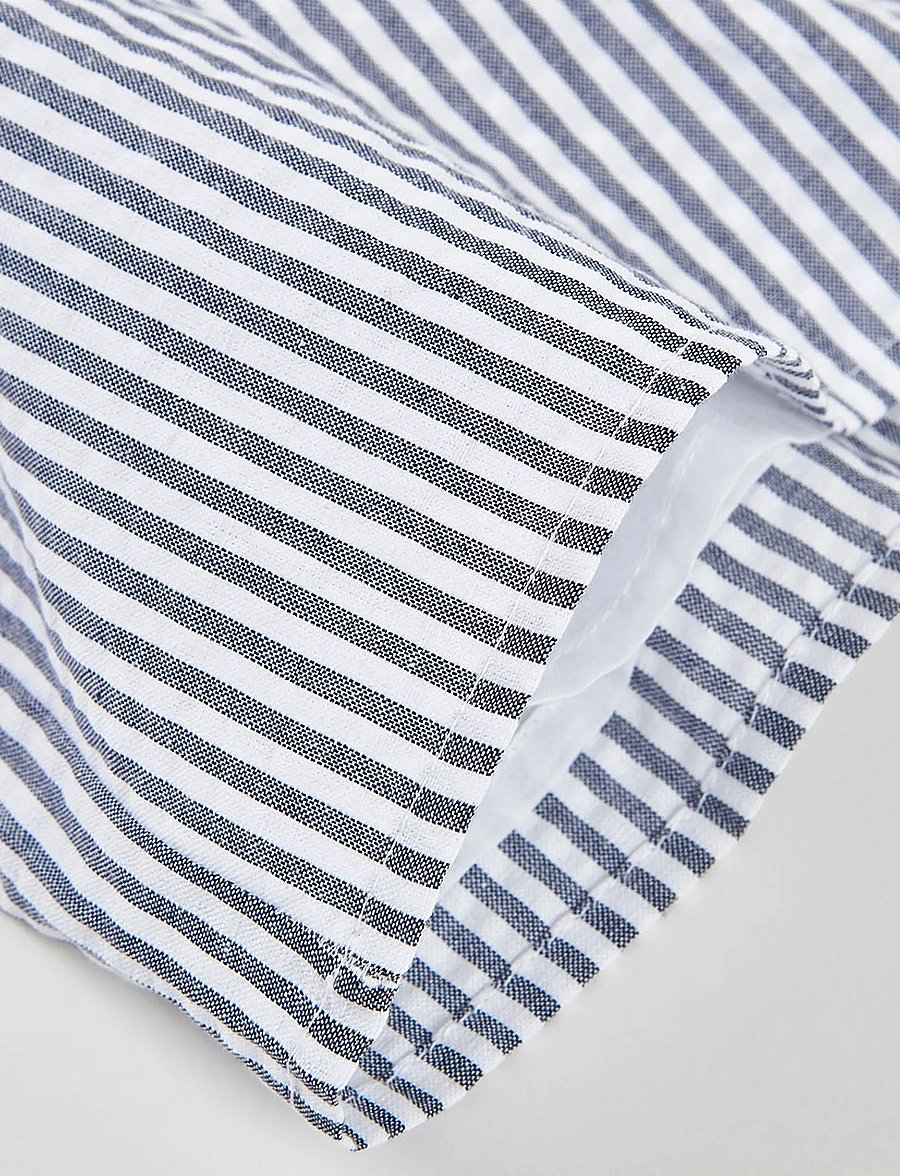 Boboli - Poplin dress striped for baby -BCI - robes pour bébés sans manches - stripes - 3