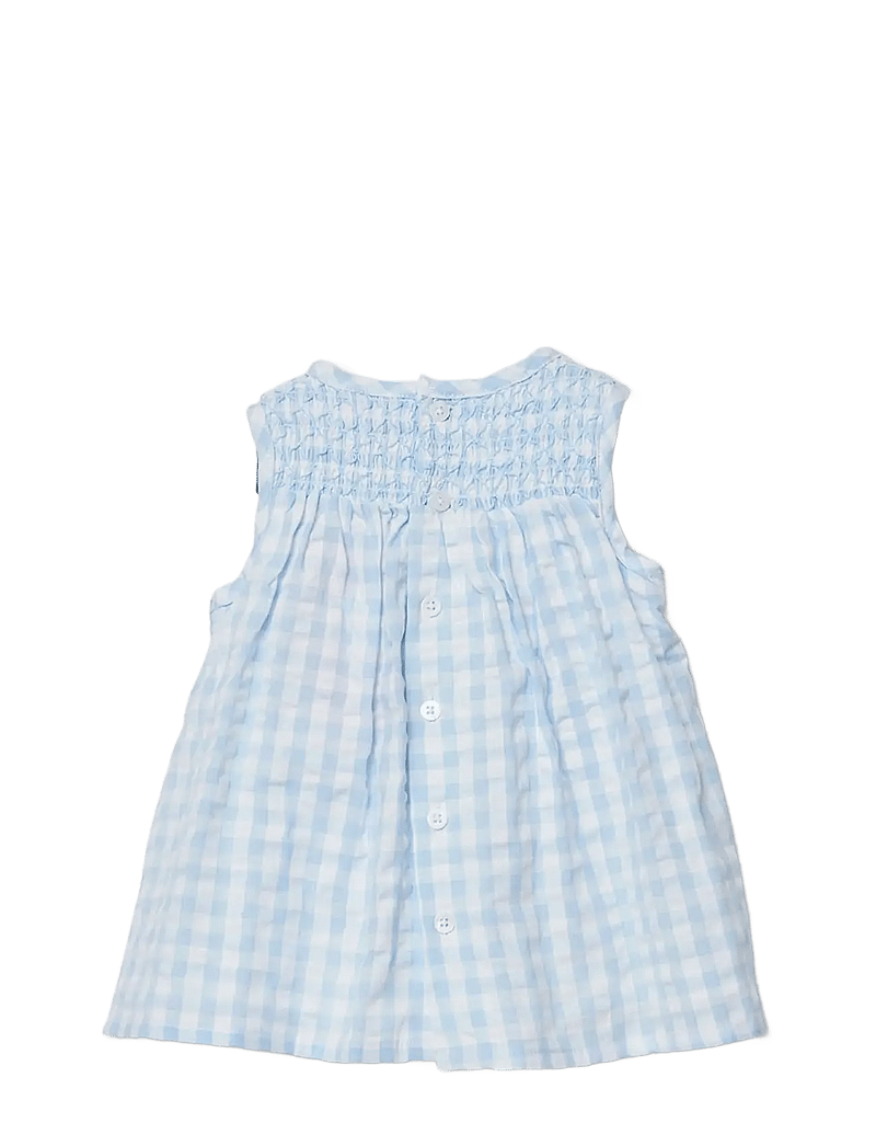Boboli - Poplin dress check for baby -BCI - varrukateta beebi kleidid - checks - 1