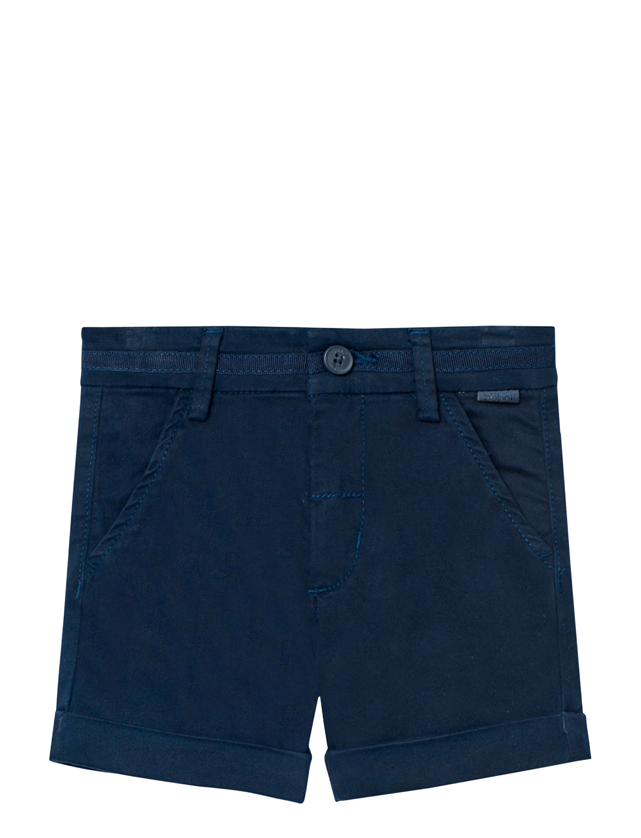 BOBOLI Satin Bermuda Shorts Navy - 104 - Kinder