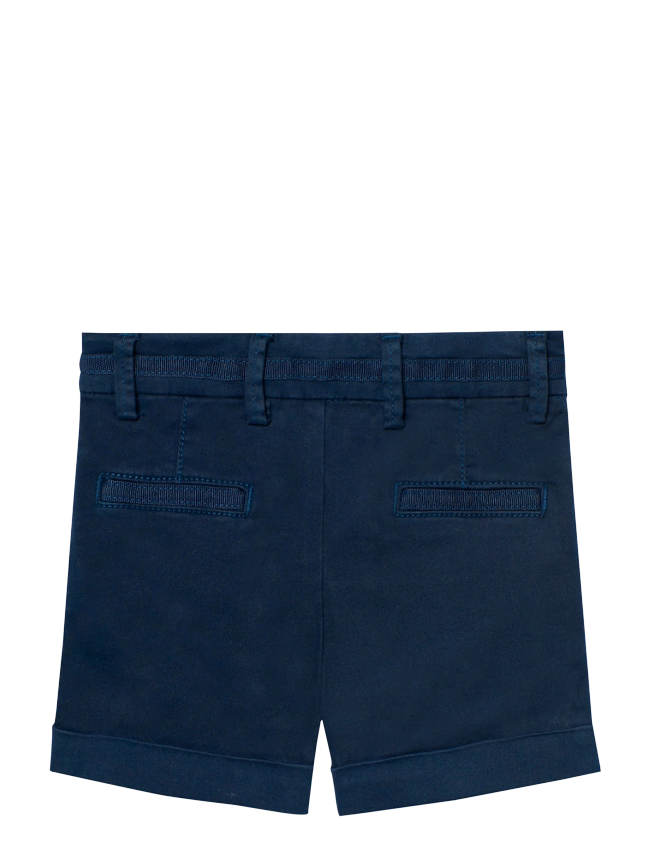 Boboli - Satin bermuda shorts - chino stila šorti - navy - 2