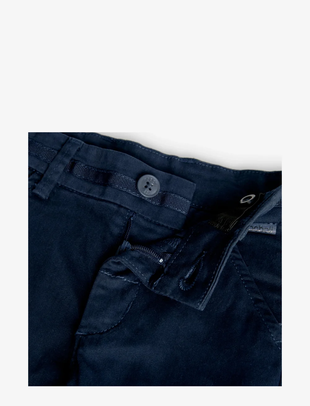 Boboli - Satin bermuda shorts - chino shorts - navy - 3