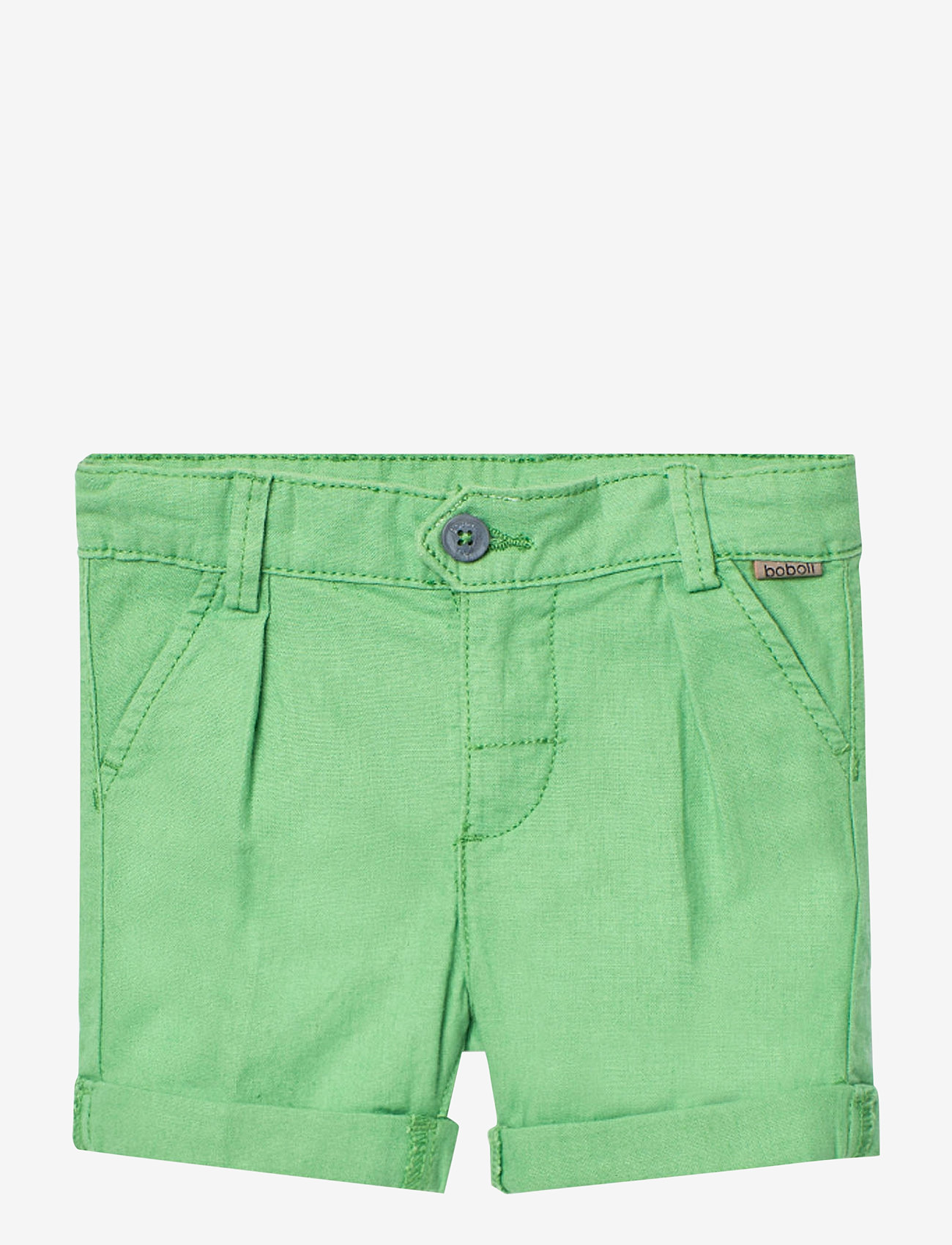 Boboli - Linen bermuda shorts - chino lühikesed püksid - green - 1