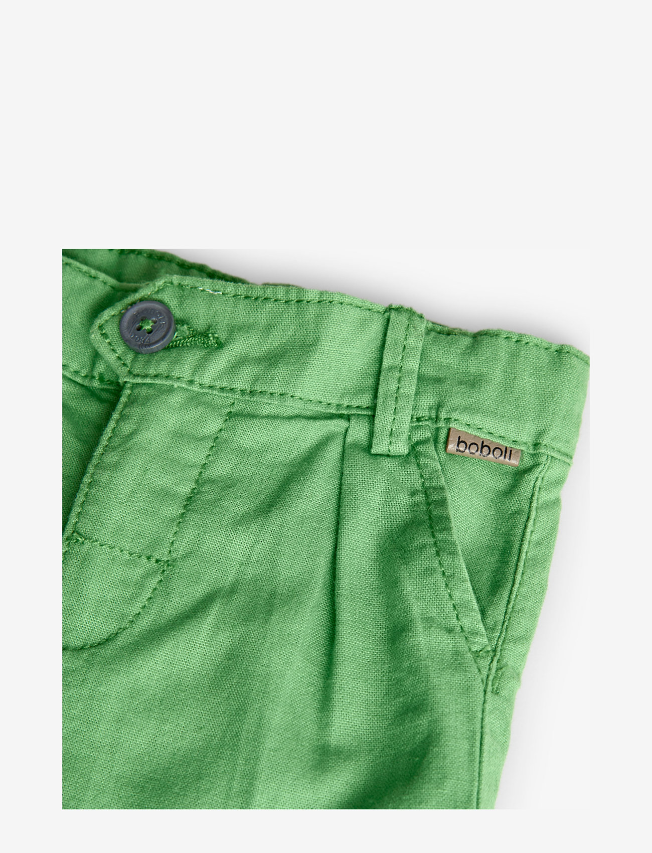 Boboli - Linen bermuda shorts - chino lühikesed püksid - green - 3