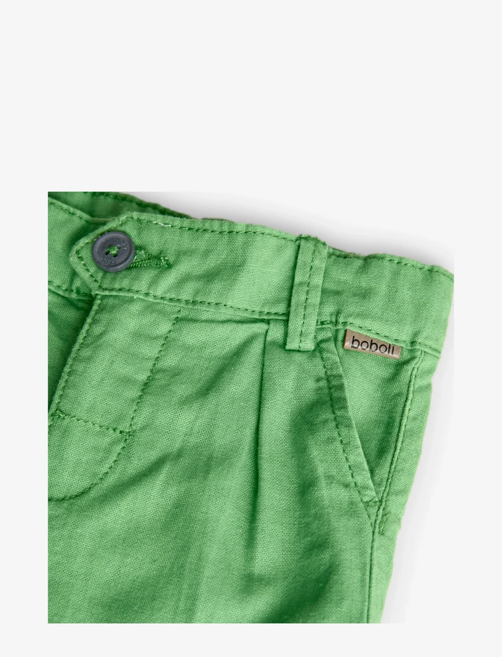 Boboli - Satin bermuda shorts - chino-shorts - green - 3