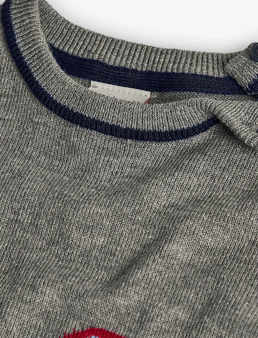 Boboli - Knitwear pullover - trøjer - grey - 2