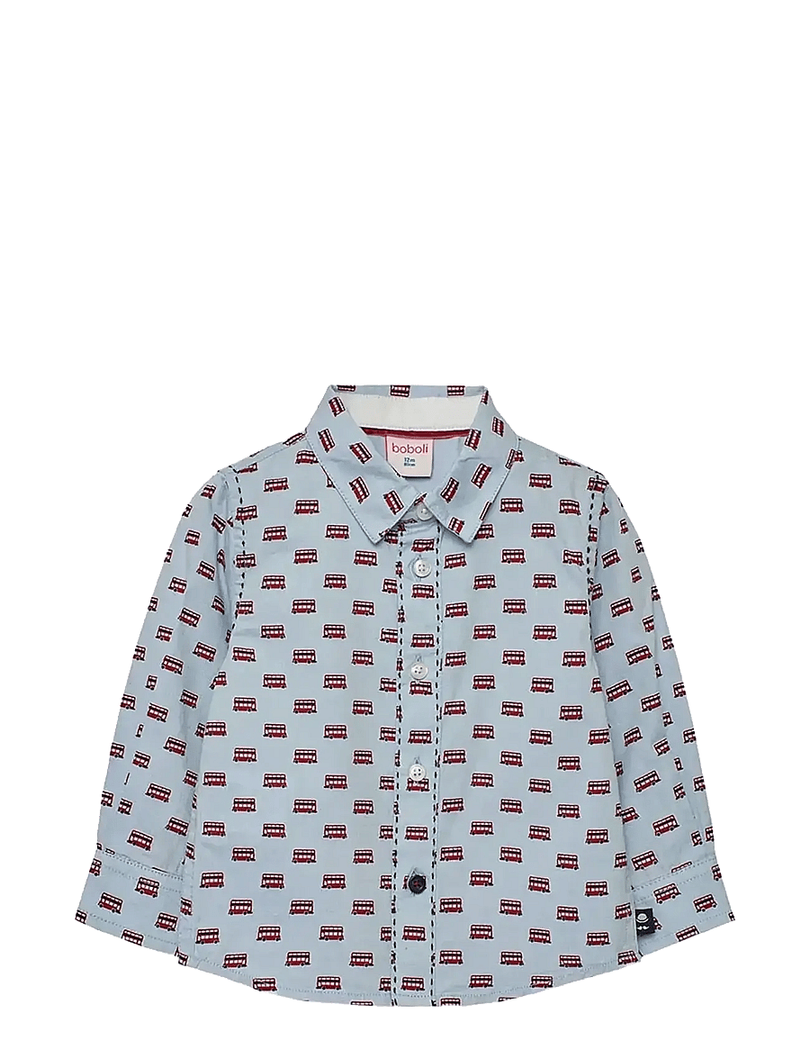 Boboli - Ox d long sleeves shirt - chemises à manches longues - print - 0