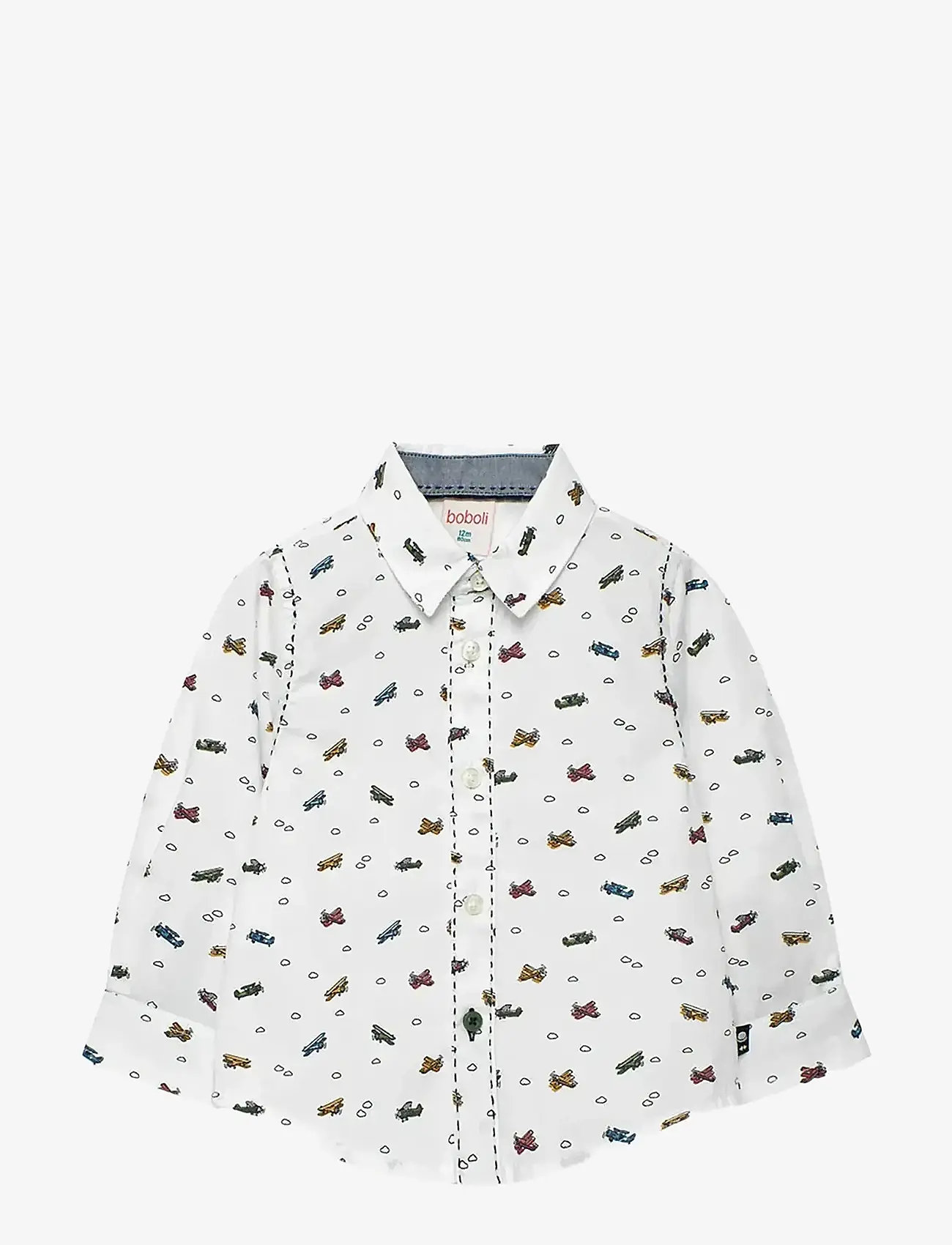 Boboli - Poplin shirt printed - långärmade skjortor - print - 0