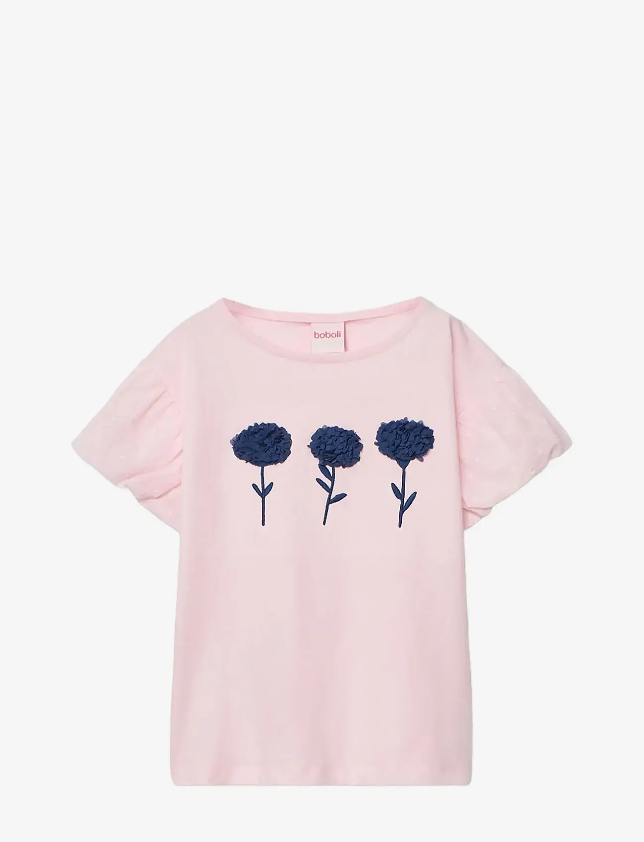 Boboli - Combined t-Shirt for girl -BCI - kortärmade t-shirts - orchid - 0