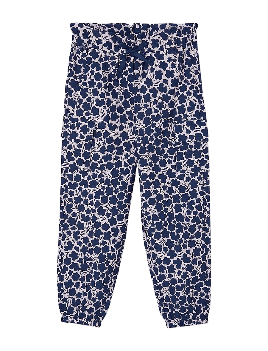 Boboli - Viscose trouser floral for girl - babybukser - print - 1