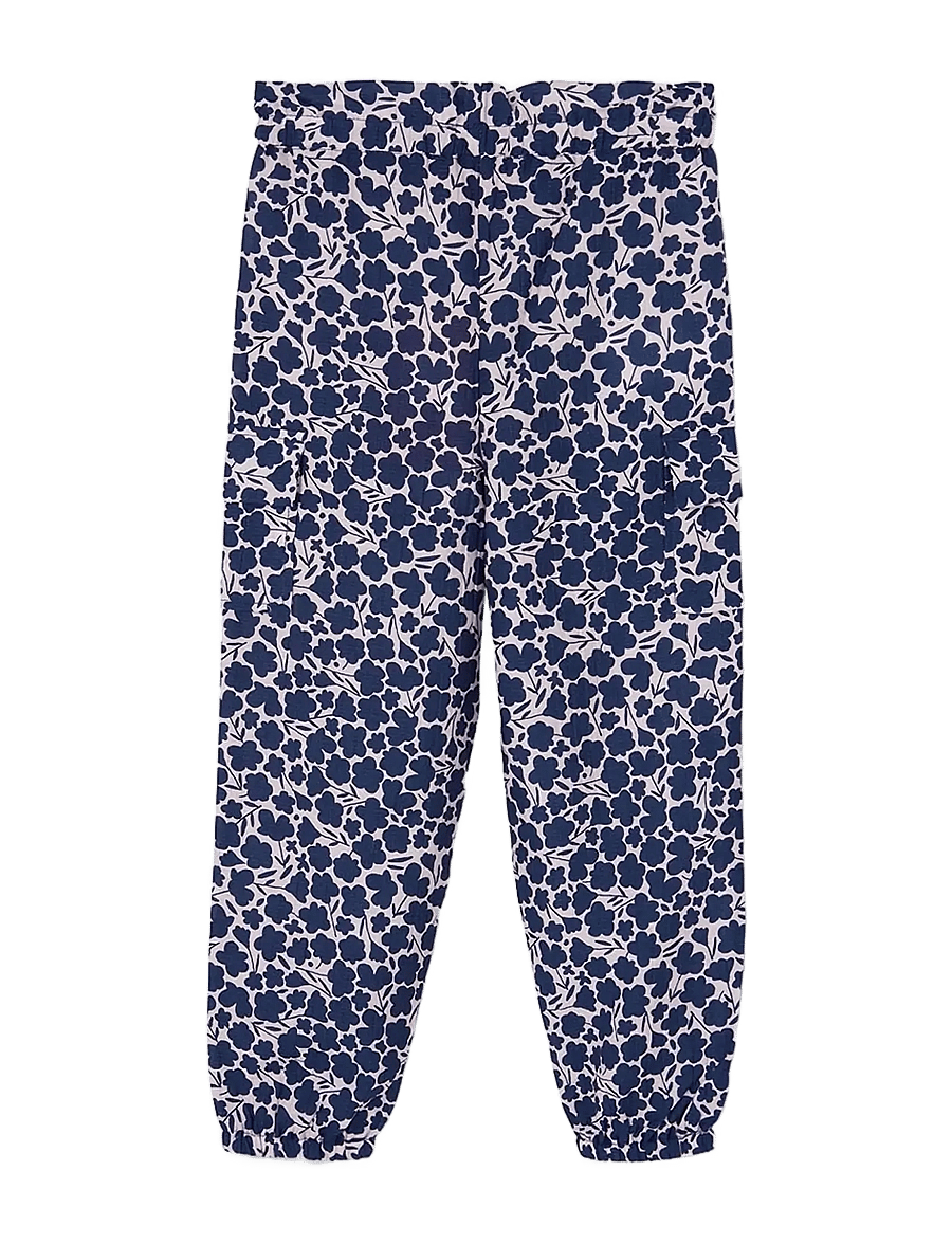 Boboli - Viscose trouser floral for girl - babybukser - print - 2