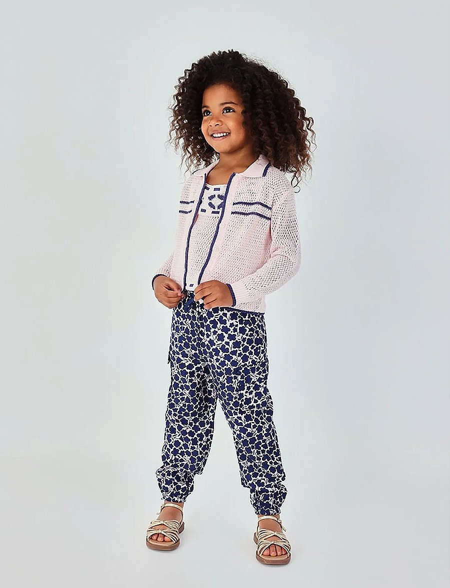 Boboli - Viscose trouser floral for girl - babybukser - print - 0