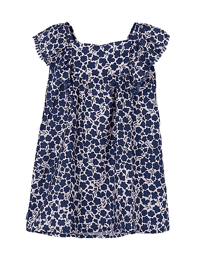 Boboli Viscose dress floral for girl - Baby dresses - PRINT / blue