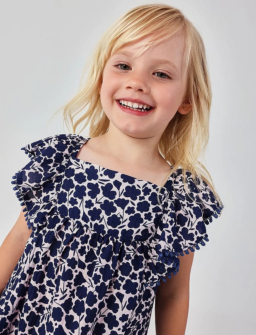 Boboli - Viscose dress floral for girl - Ärmellose babykleider - print - 3