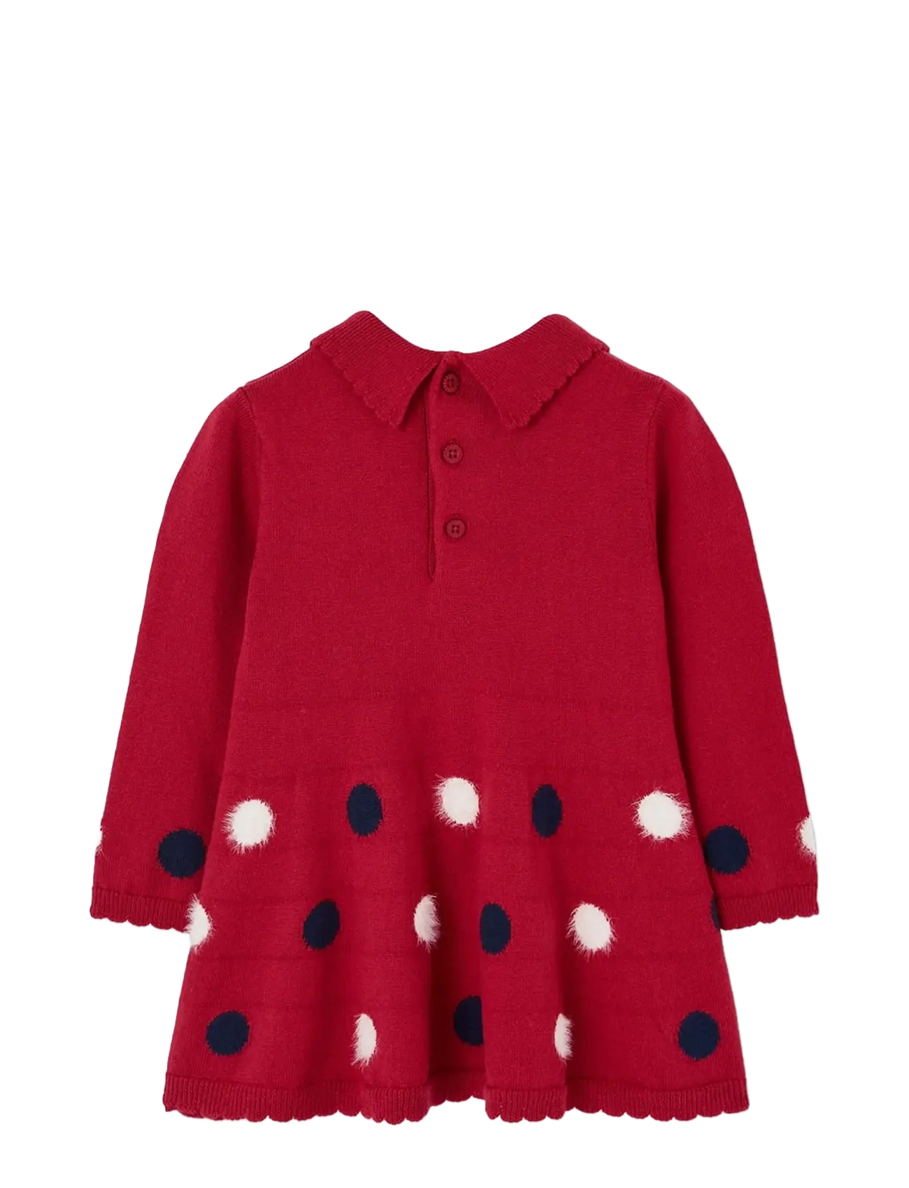 Boboli - Knitwear dress for girl -BCI - bourgogne - 1