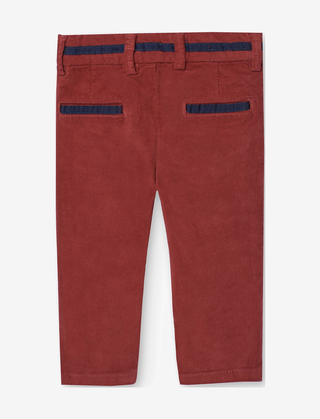 Boboli - Microcorduroy trousers for baby boy -BCI - berry - 1