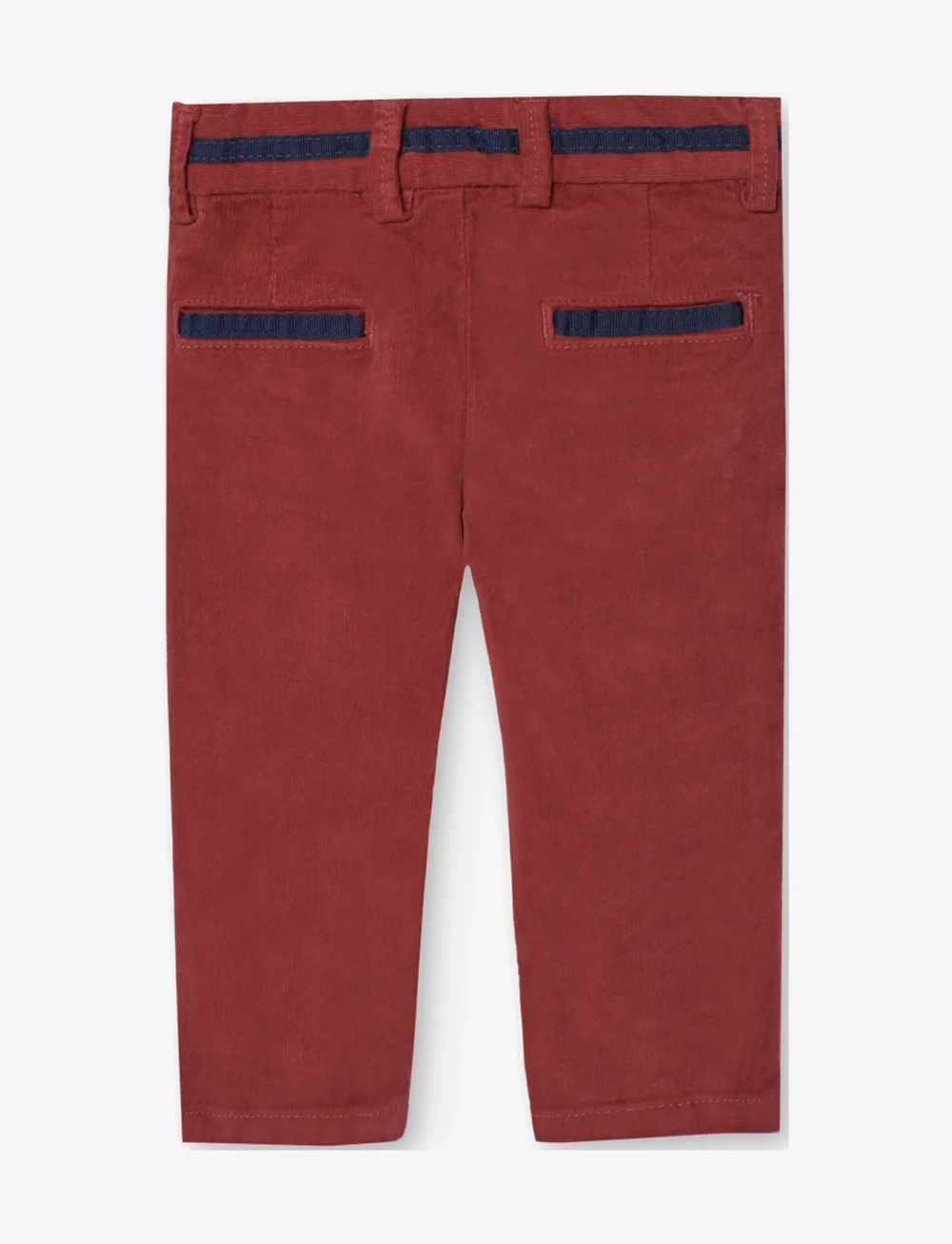 Boboli - Microcorduroy trousers for baby boy -BCI - babybyxor - berry - 1