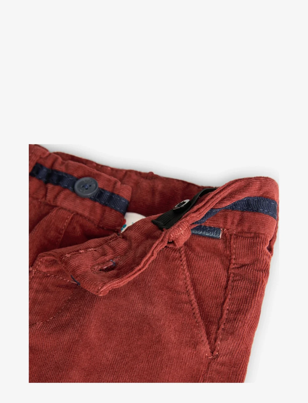 Boboli - Microcorduroy trousers for baby boy -BCI - babybyxor - berry - 2