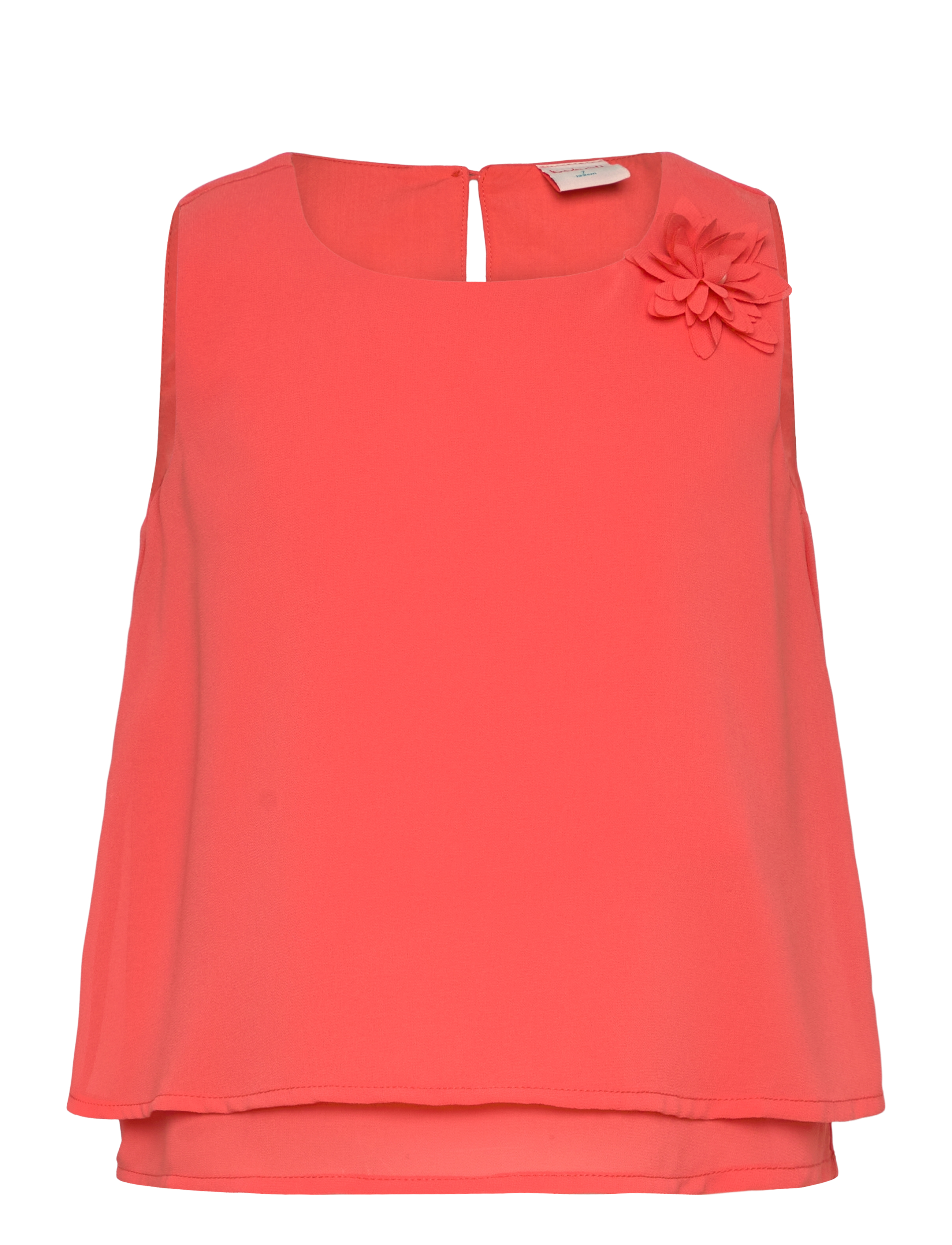 BOBOLI Bluse Gauze Ärmellos Coral - 110 - Kinder