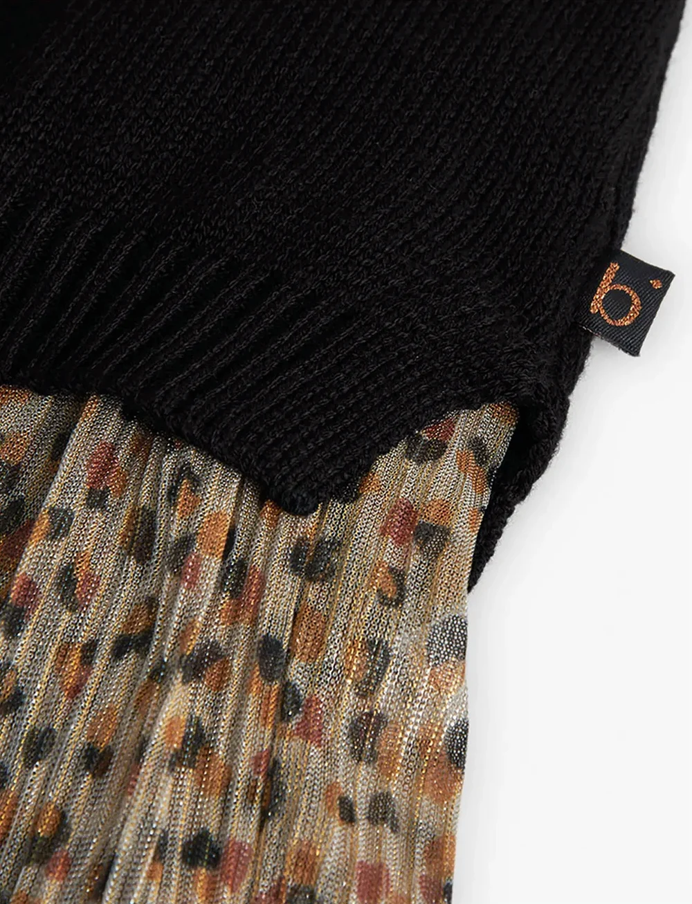 Boboli - Knitwear dress - langärmelige freizeitkleider - black - 2