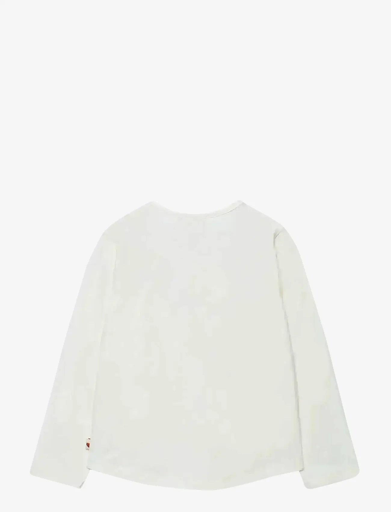 Boboli - Stretch knit t-Shirt - långärmade t-shirts - off white - 2