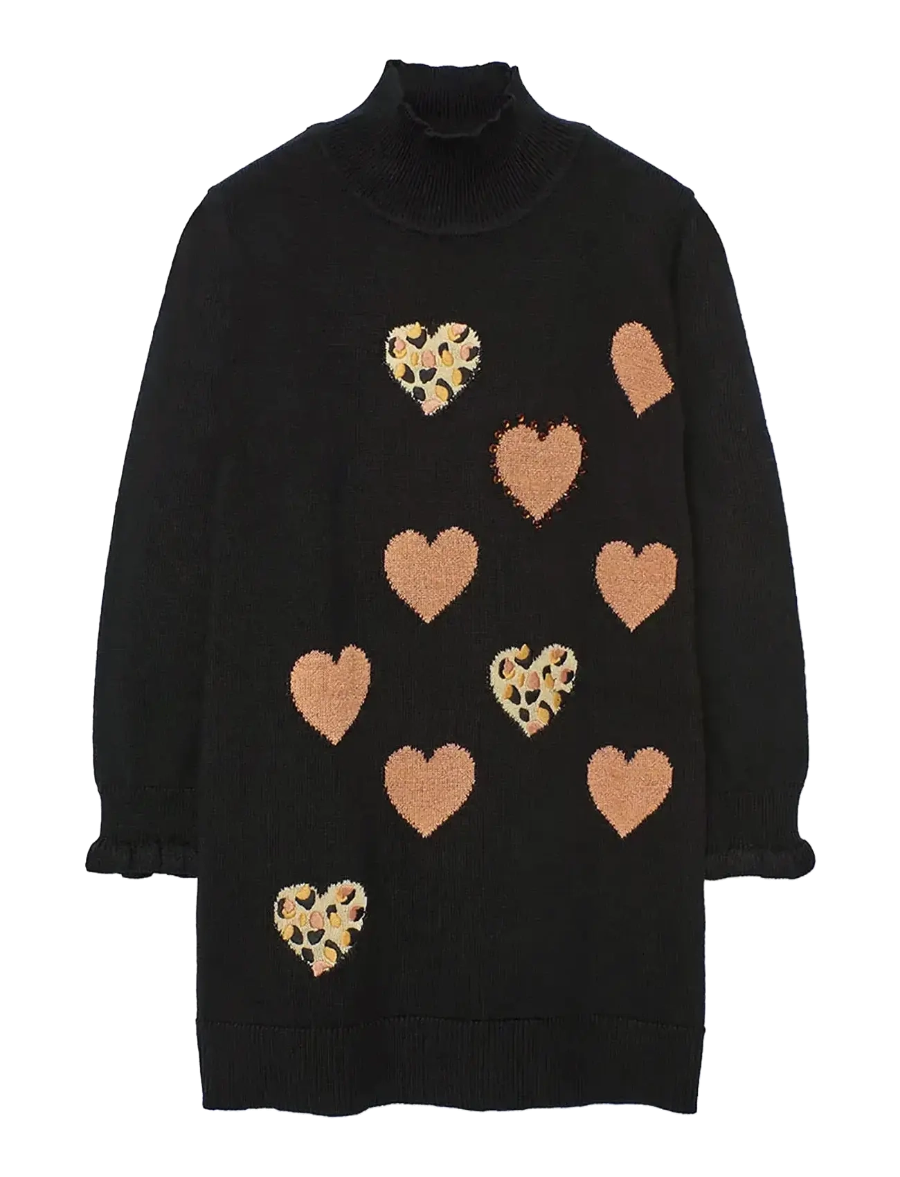 Boboli Knitwear Dress, 92, Casual Dresses, Schwarz - Long-sleeved Kinder