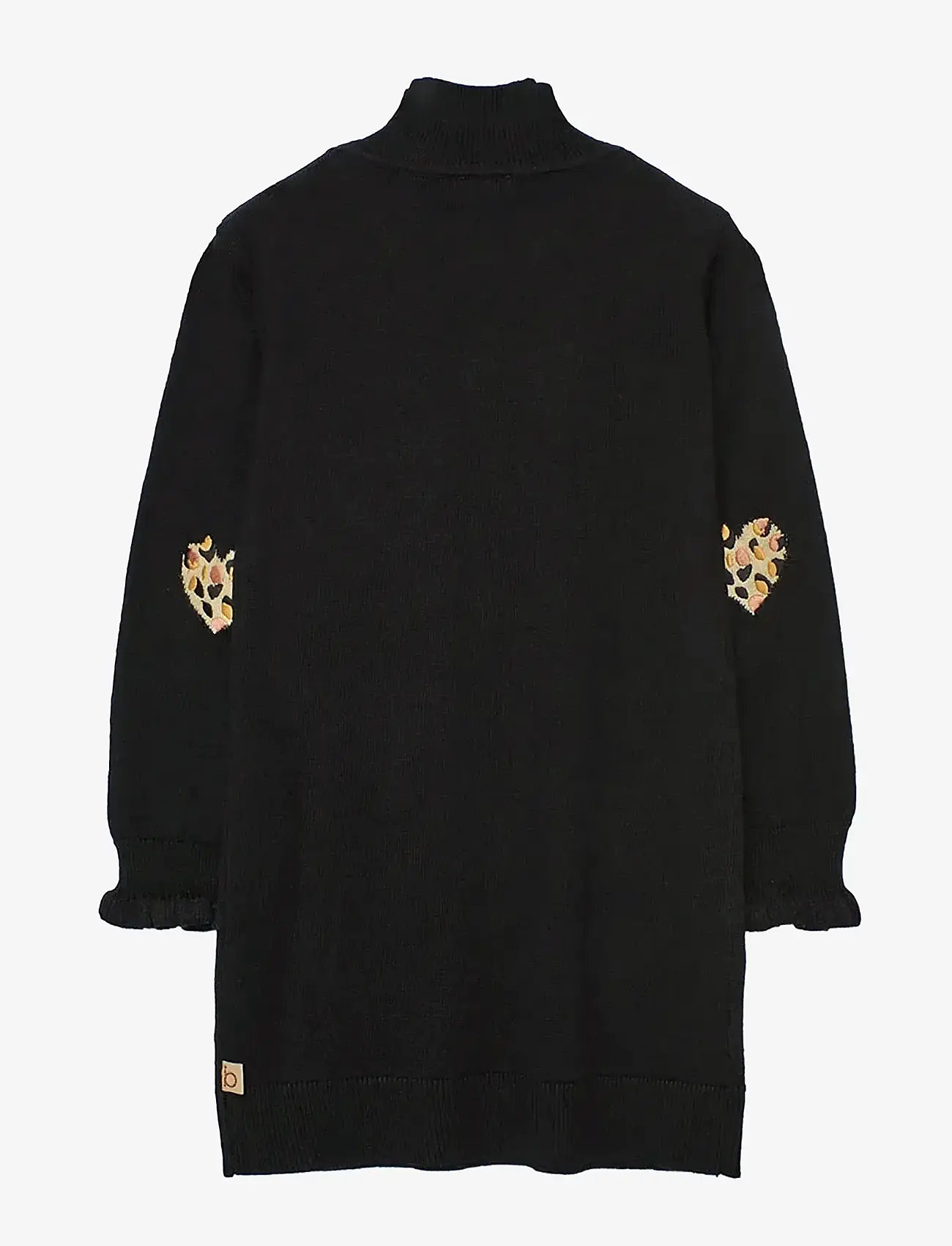 Boboli - Knitwear dress - långärmade vardagsklänningar - black - 1