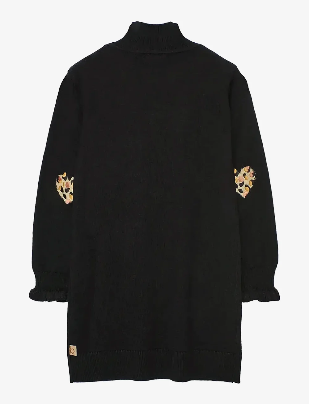 Boboli - Knitwear dress - långärmade vardagsklänningar - black - 1