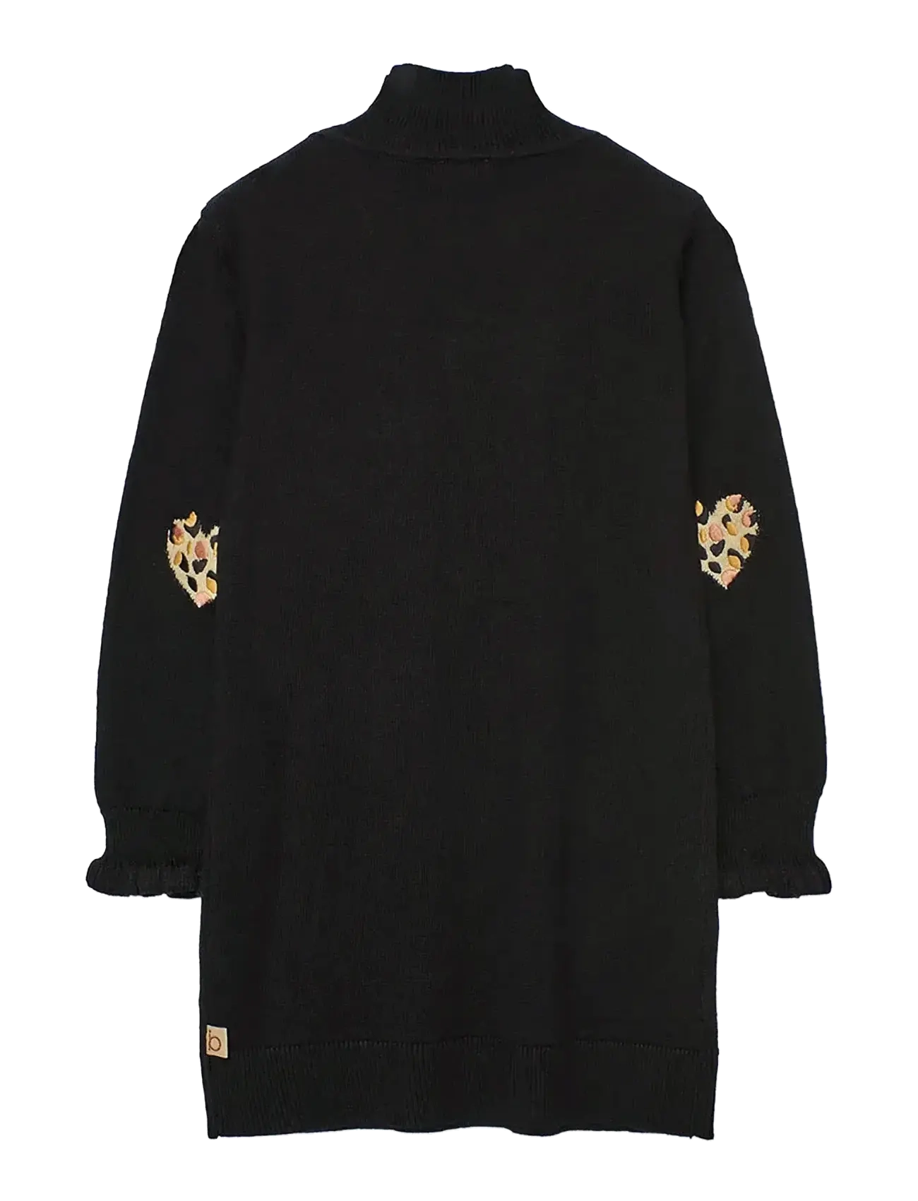 Boboli - Knitwear dress - robes décontractées à manches longues - black - 1