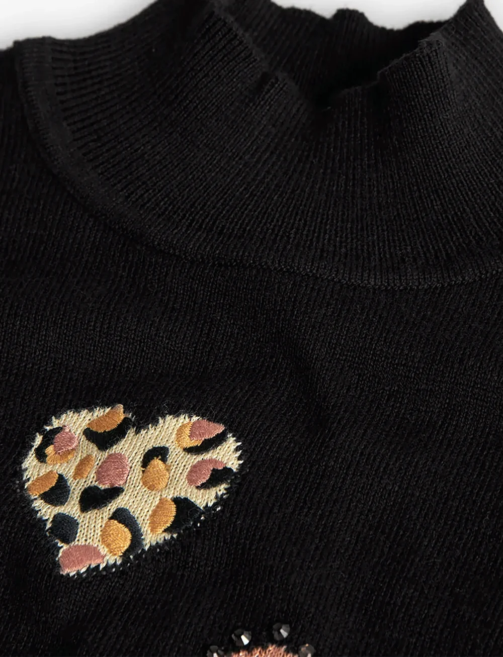 Boboli - Knitwear dress - långärmade vardagsklänningar - black - 2