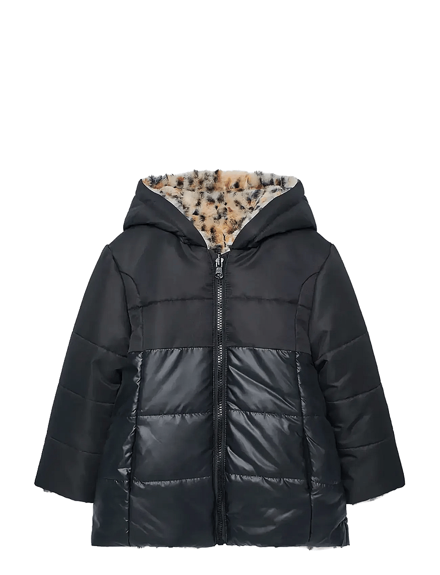 Boboli - Reversible parka combined - vinterjackor - black - 0