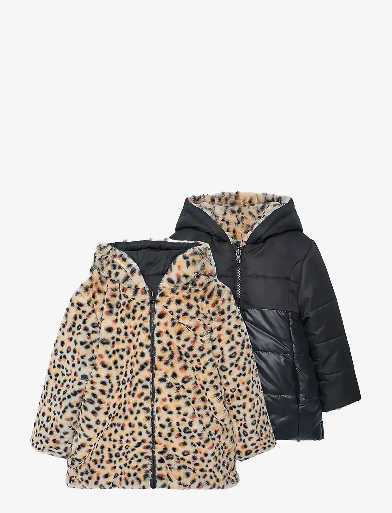 Boboli - Reversible parka combined - vinterjackor - black - 2