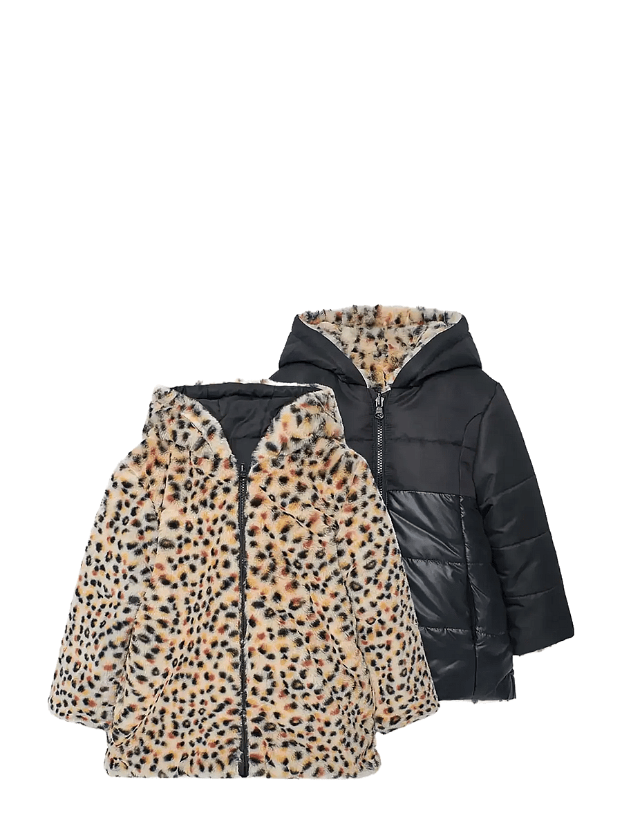 Boboli - Reversible parka combined - vinterjackor - black - 2
