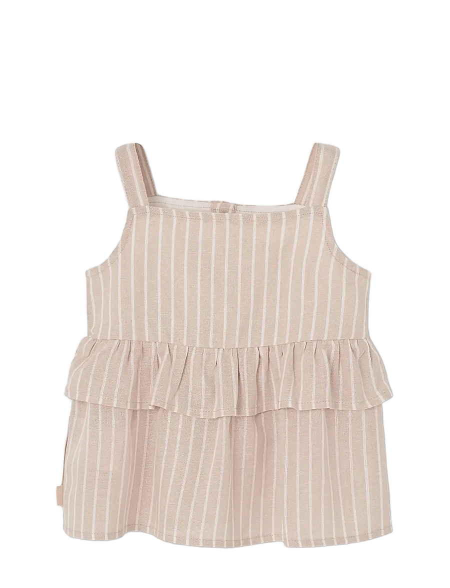 Boboli - Shirt linen striped for girl - topit - stripes - 1