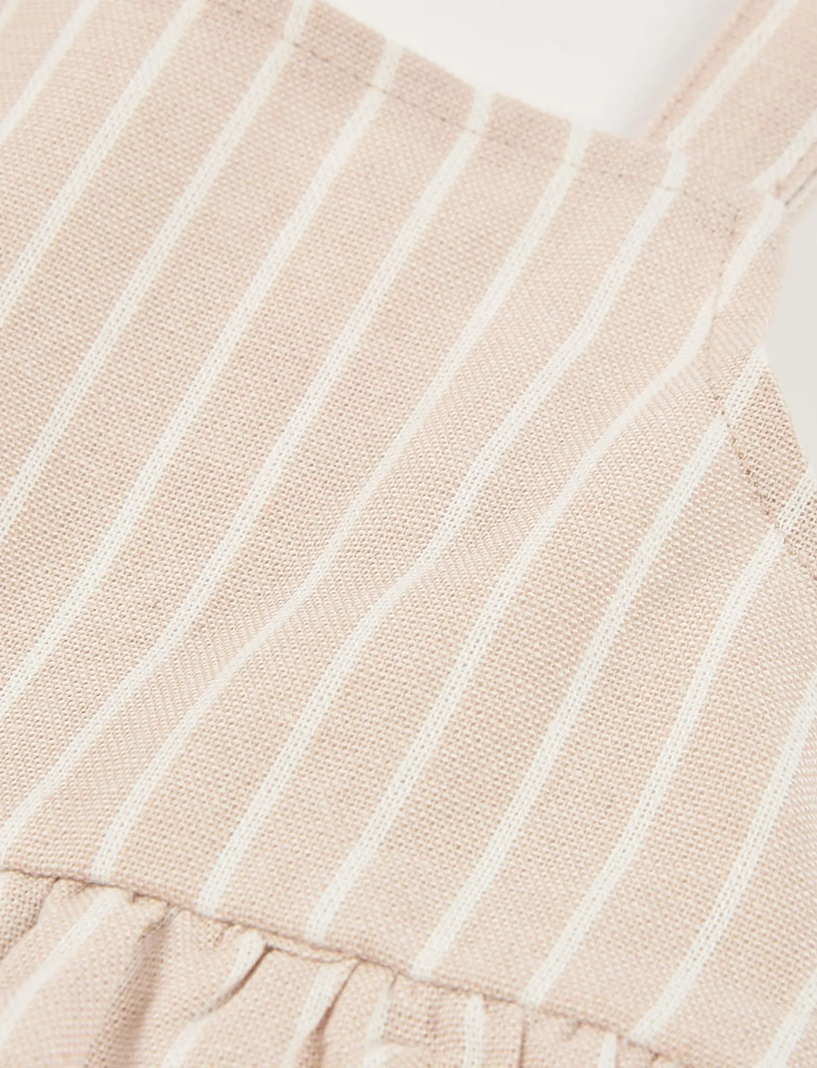 Boboli - Shirt linen striped for girl - Ærmeløs undertrøje - stripes - 3