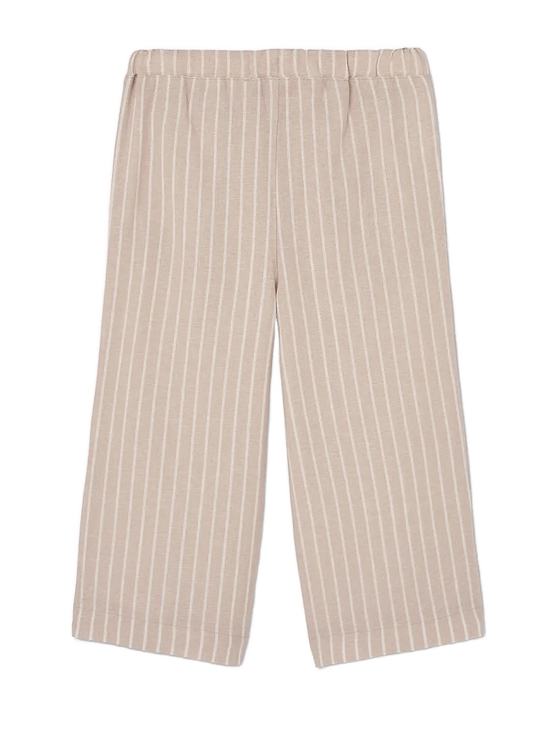 Boboli - Linen trousers striped for girl - babybyxor - stripes - 2