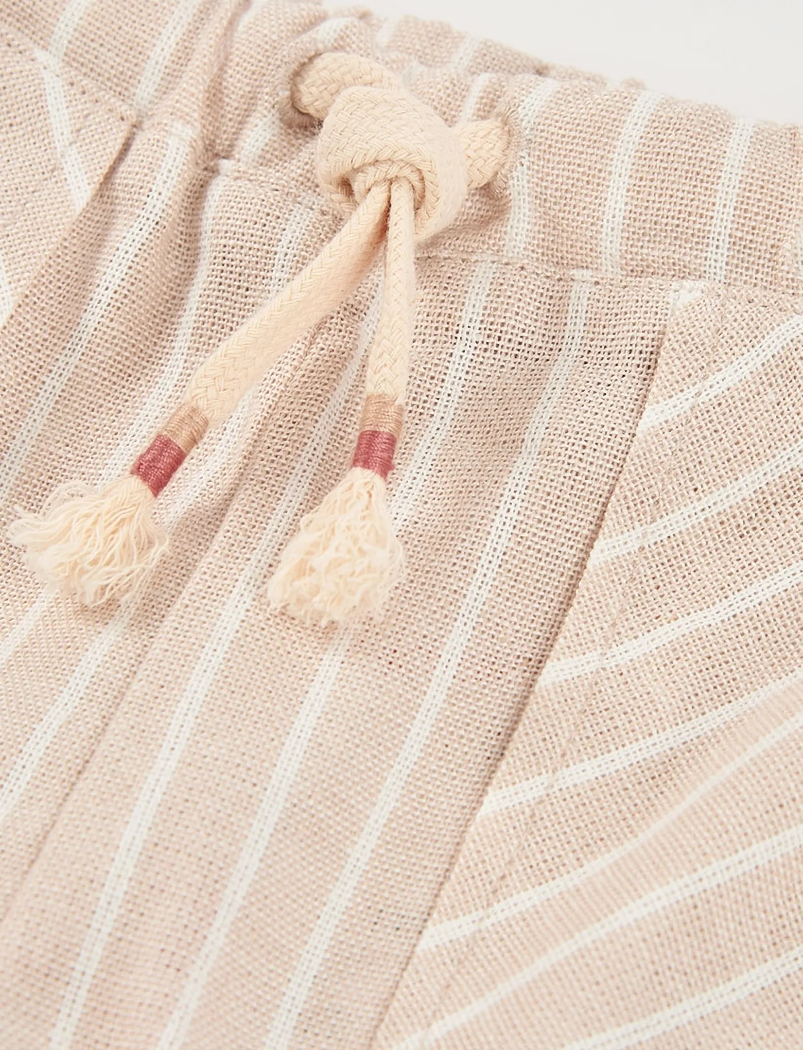 Boboli - Linen bermuda shorts striped for girl - casual shorts - stripes - 3