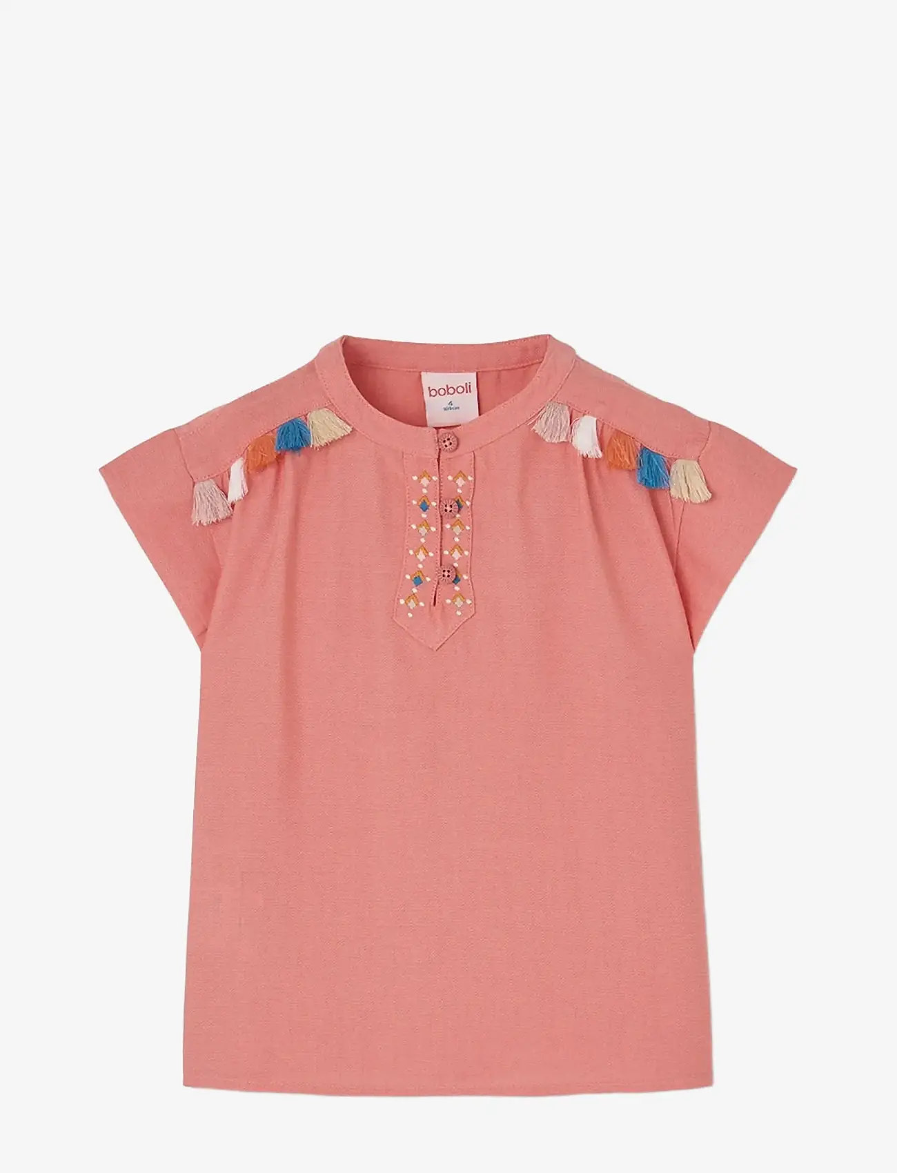 Boboli - Shirt for girl - kortärmade skjortor - rose - 0